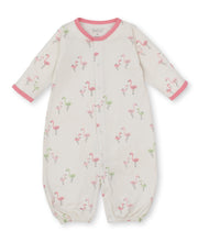 Load image into Gallery viewer, Converter Gown, Knot Hat &amp; Blanket Set in Flamingo Love Print
