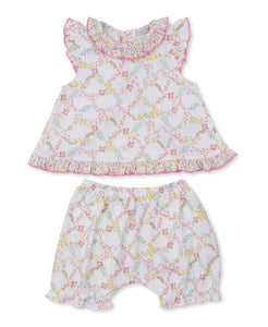 Garden Trellis Sunsuit Set