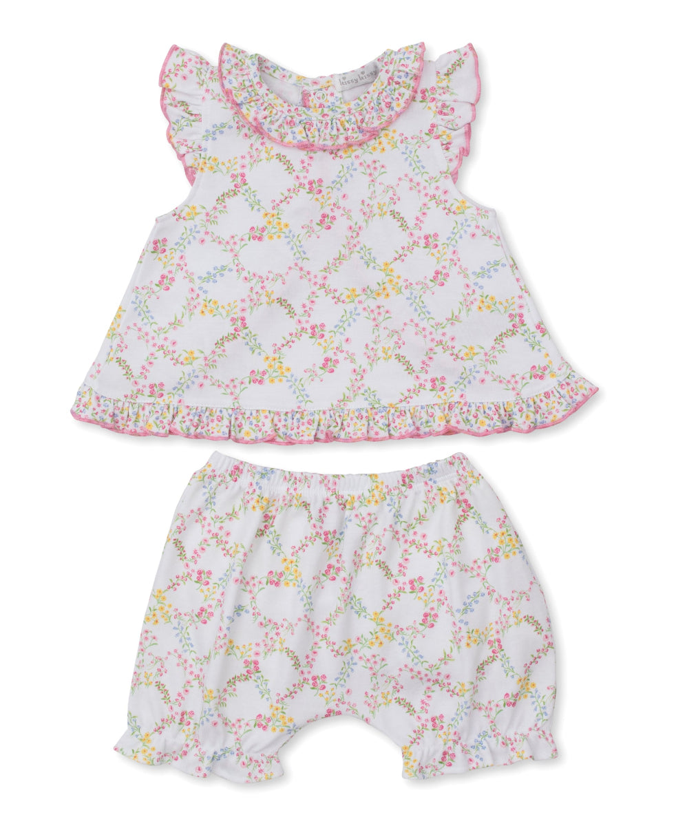 Garden Trellis Sunsuit Set