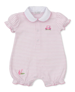 Fairway Foursome Pink Playsuit