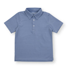 Load image into Gallery viewer, Will Performance Polo - Blue &amp; White
