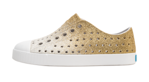 Native Jefferson Shoes - Gold Frost Bling