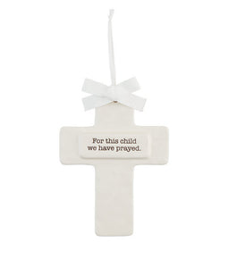 Ceramic Keepsake Cross