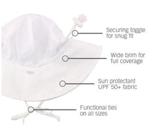 Load image into Gallery viewer, White Sun Protective Hat
