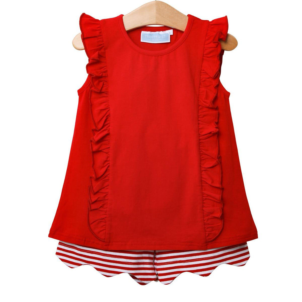 Hazel Short Set - Red