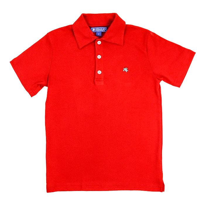 S/S Polo Shirt -  Red