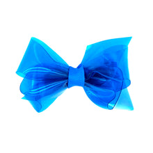 Load image into Gallery viewer, Mini WeeSplash™ Vibrant Colored Vinyl Girls Swim Hair Bow
