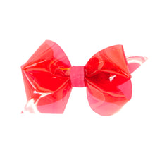 Load image into Gallery viewer, Mini WeeSplash™ Vibrant Colored Vinyl Girls Swim Hair Bow
