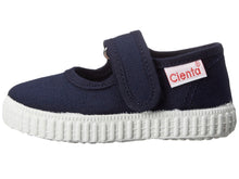 Load image into Gallery viewer, Canvas Mary Jane Shoes - Navy Size 9 only
