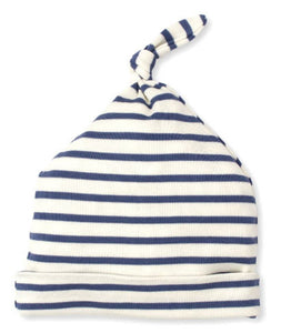 Kissy Love Knotted Sack in Basic Navy Stripes