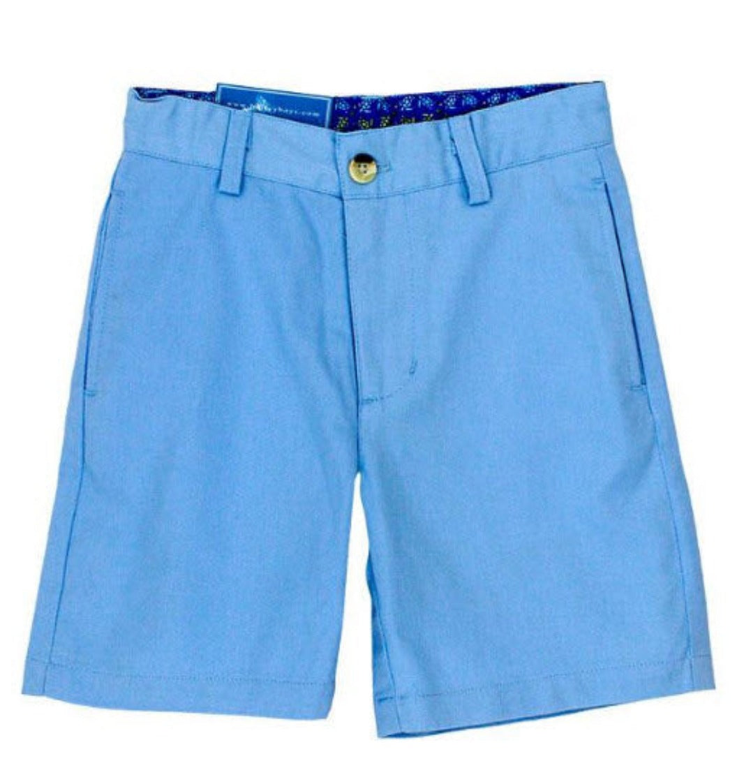 J. Bailey Boy's Twill Pete Shorts - Harbor Blue