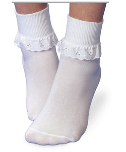 Jefferies Socks - Eyelet Lace Socks