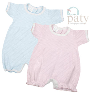 Paty, Inc Knit S/S Cuffed Bubble