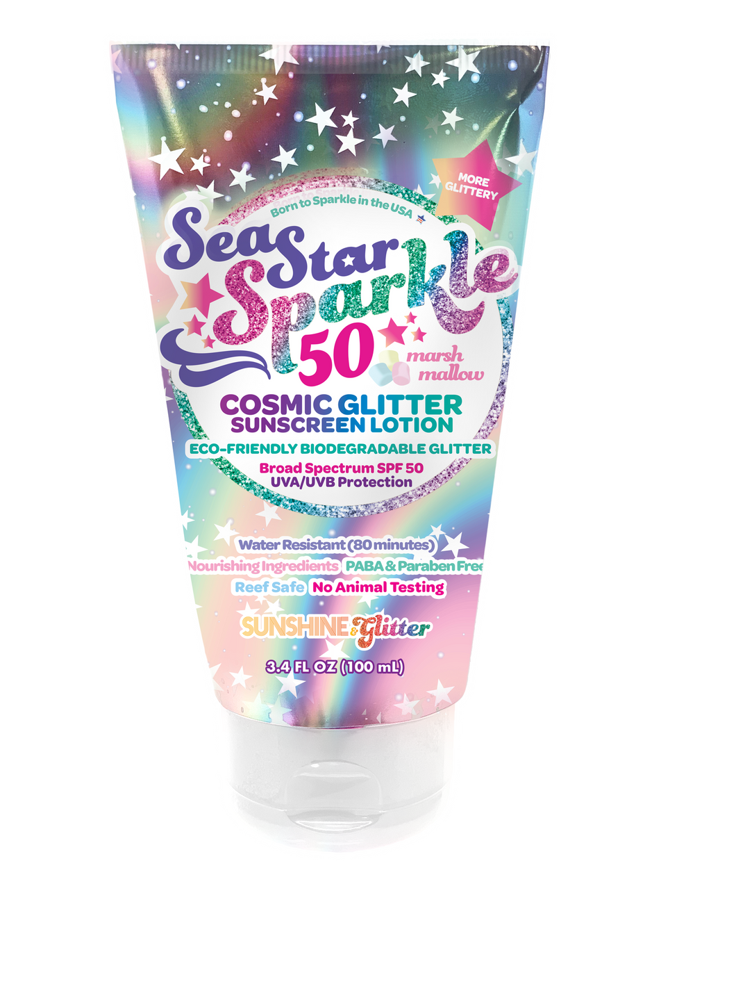 Cosmic Stardust Glitter Sunscreen