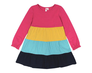 Girl's Rainbow Twirl Dress w/ Multi-Tiers Size 10/12 only