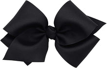 Load image into Gallery viewer, HUGE Grosgrain Hair Bow w/ Knot Wrap and French Clip
