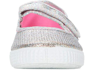 Cienta Girl's Mary Jane Shoes in Light Rainbow Metallic