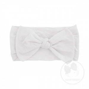 Wee Ones Nylon Baby Headband w/Bow