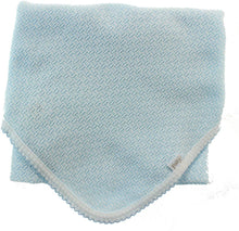 Load image into Gallery viewer, Paty, Inc. - Receiving Blanket Blue w/Blue Trim
