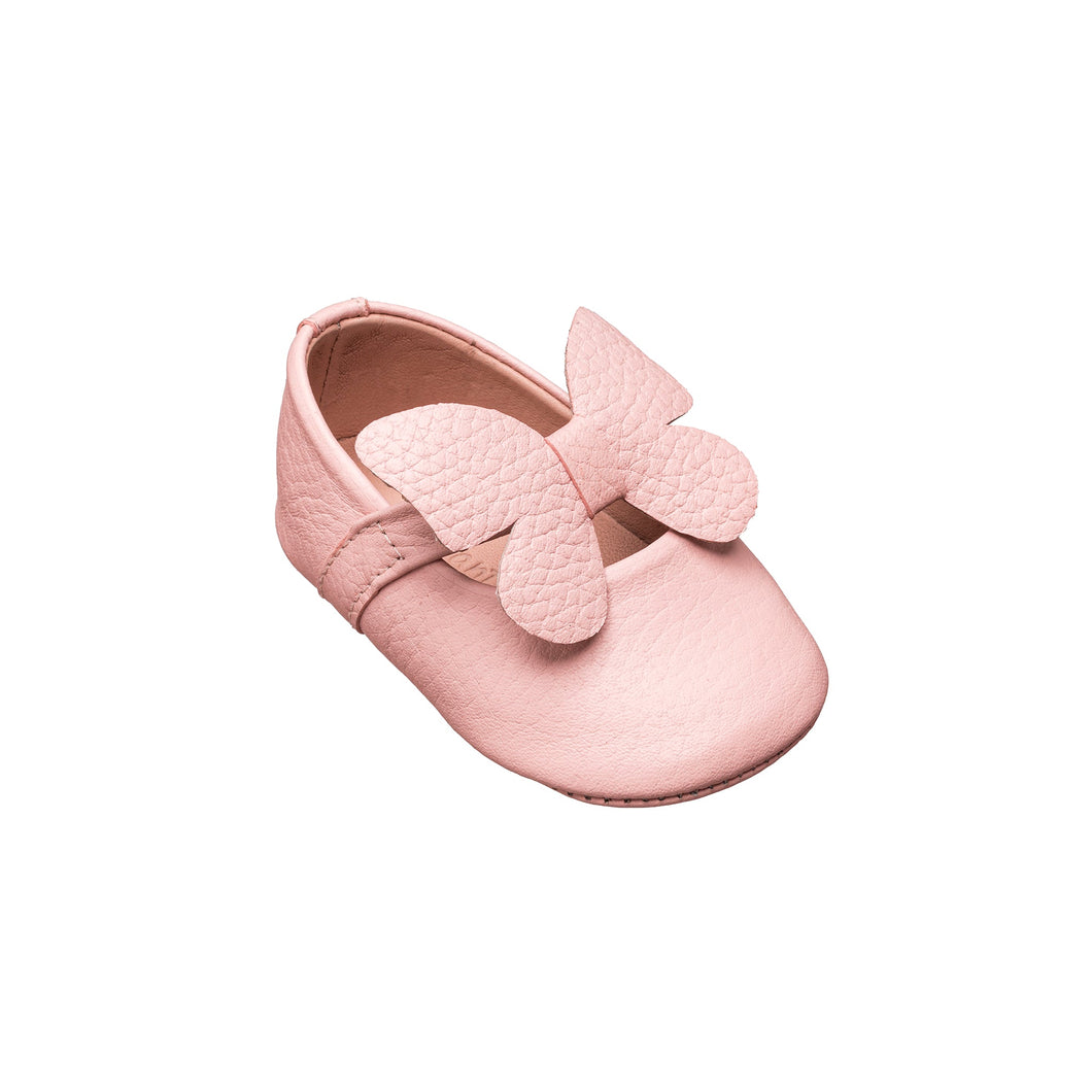 Elephantito Baby Girl Shoes - Pink Ballerina Butterfly
