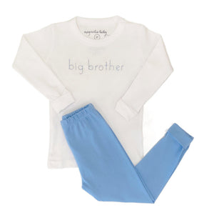 "Big Brother" Embroidered Two-piece Pajamas
