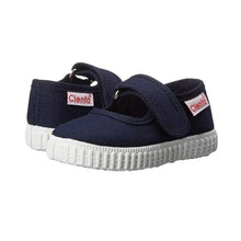 Load image into Gallery viewer, Canvas Mary Jane Shoes - Navy Size 9 only
