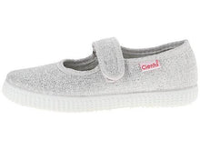 Load image into Gallery viewer, Cienta Mary Jane Girl&#39;s Shoes -  Silver Metallic

