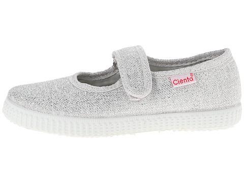 Cienta Mary Jane Girl's Shoes -  Silver Metallic