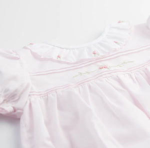 Feltman Brothers Girl's Pink Scalloped Rose Bubble
