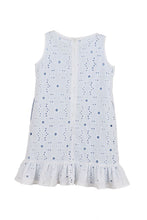 Load image into Gallery viewer, Madison Dress - White/Blue
