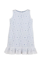 Load image into Gallery viewer, Madison Dress - White/Blue
