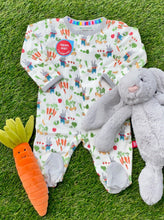 Load image into Gallery viewer, Magnetic Footie - Don&#39;t Worry be HOPPY! Size 3-6 months only
