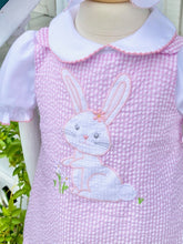 Load image into Gallery viewer, Pink Bunny Jumper Dress
