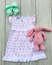 Load image into Gallery viewer, Ruffle Flutter Dress - Little Cottontails

