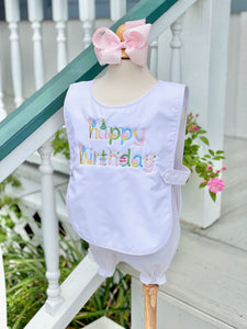 Celebration Bib & Bloomer Set