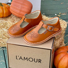 Load image into Gallery viewer, Ollie T-Strap Leather Mary Jane - Terra
