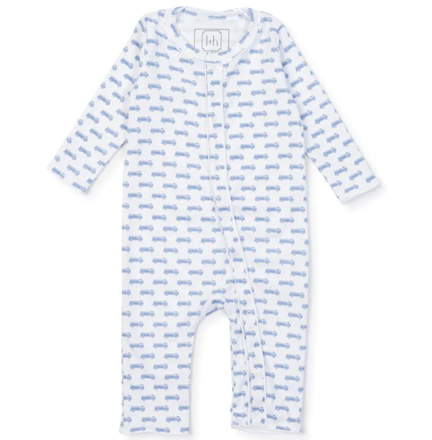 Playsuit in Firetruck Blue 0-3 months only