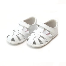 Load image into Gallery viewer, Leather Fisherman Sandal - White
