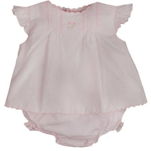 Load image into Gallery viewer, Flower Embroidered Heirloom Diaper Set - Pink
