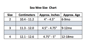 Sun san 2025 size chart infant