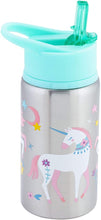 Load image into Gallery viewer, Flip Top Stainless Steel Water Bottles
