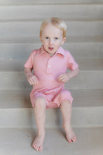 Load image into Gallery viewer, Tripp Boy&#39;s Polo Shortall - Orange &amp; White
