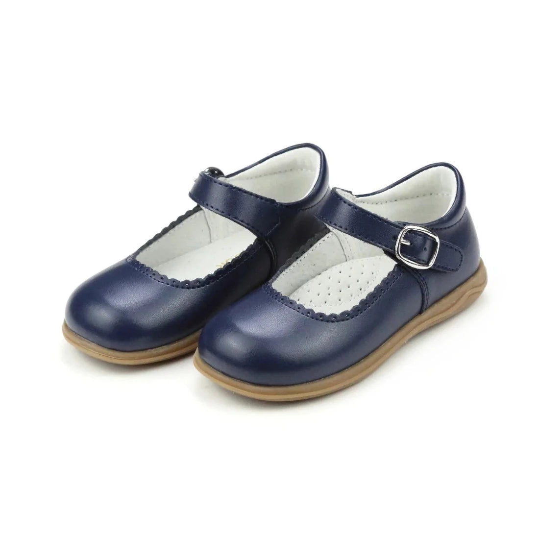 Navy leather hot sale mary jane shoes