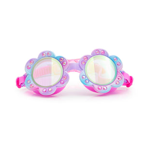 Ombre flower-shaped bling Swim Goggles