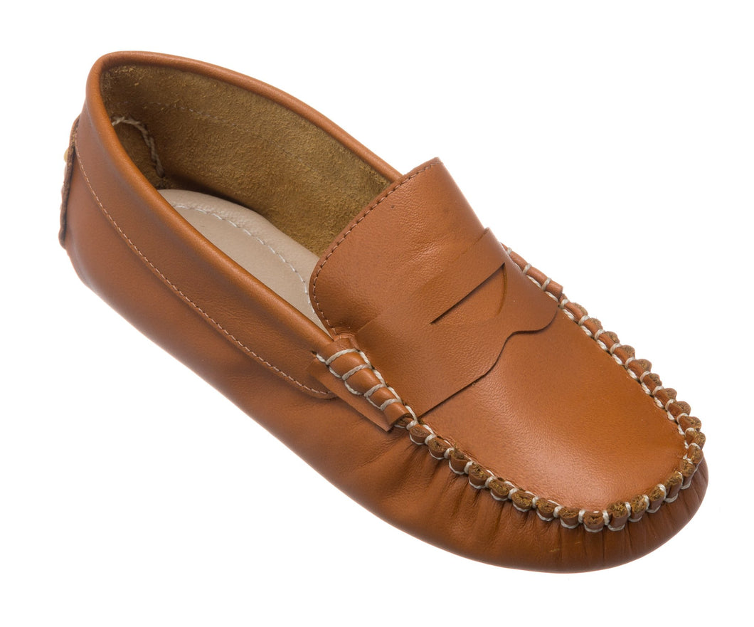 Elephantito Logan Boy Loafers in Natural