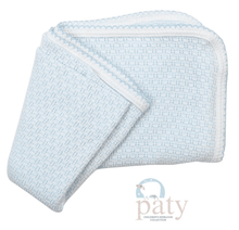 Load image into Gallery viewer, Paty, Inc. - Receiving Blanket Blue w/Blue Trim
