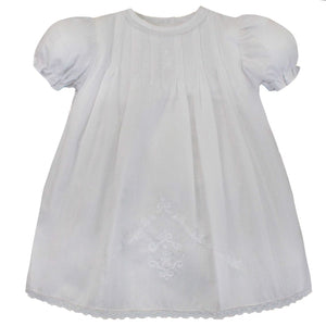 White Heirloom Hand-smocked & Embroidered Dress