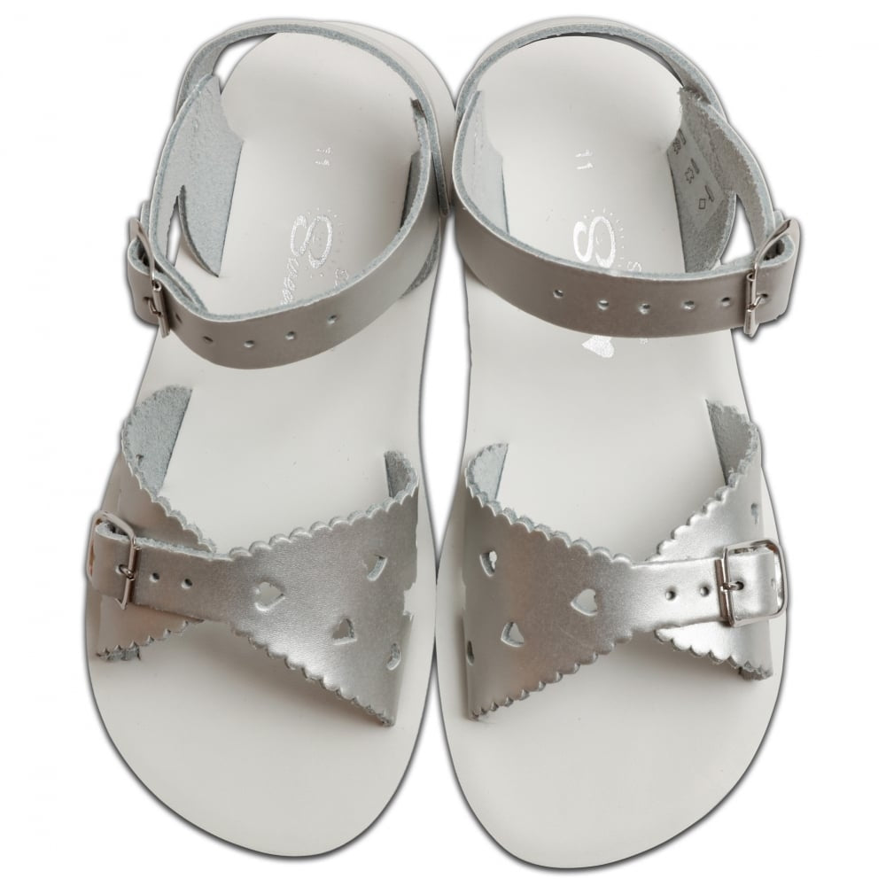 Sweetheart Sandals - Silver